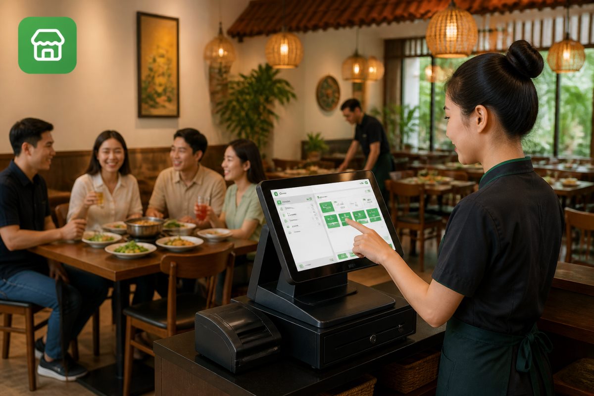 Minh họa quy trình quản lý nhà hàng