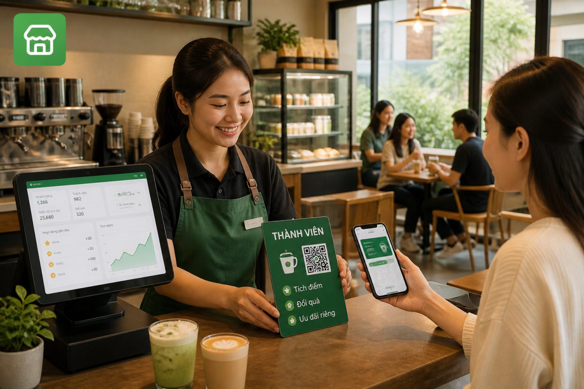 Minh họa quy trình thực tế cho quán ăn