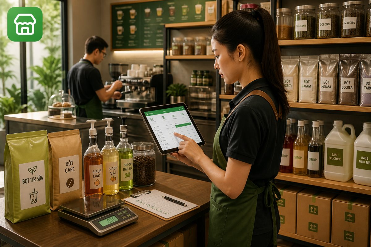 Minh họa quy trình thực tế cho quán ăn