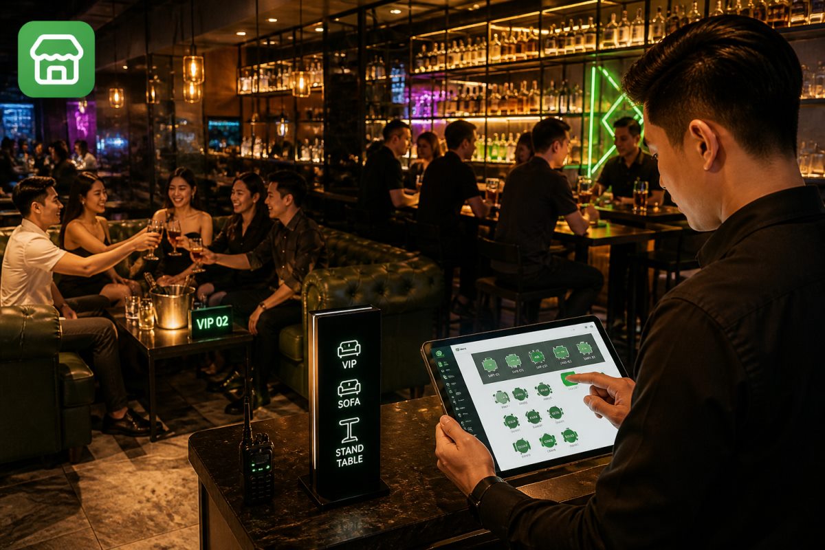 Minh họa quy trình thực tế cho quán karaoke, bida