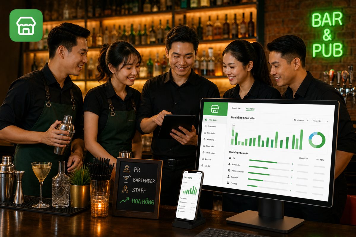 Minh họa quy trình thực tế cho quán karaoke, bida