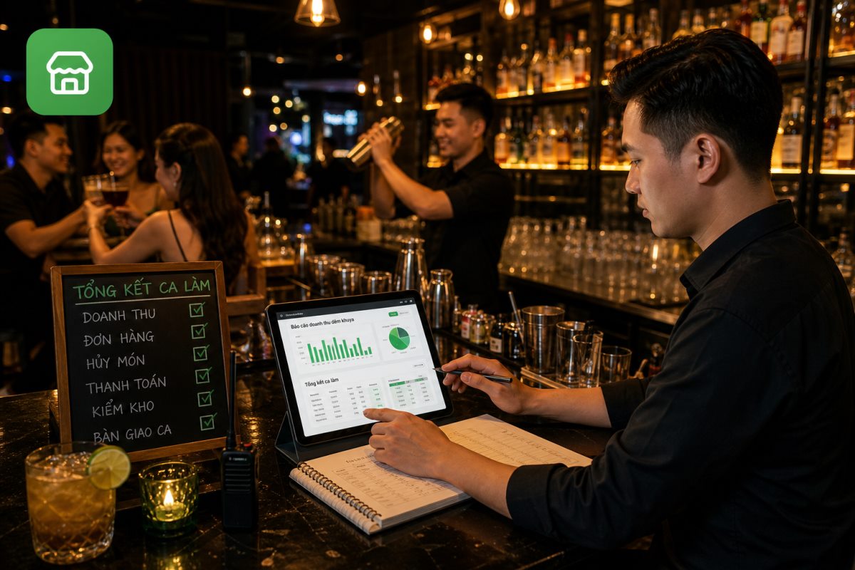 Minh họa quy trình thực tế cho quán karaoke, bida