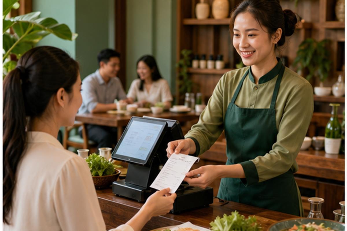 Minh họa thực tế: Hóa Đơn Điện Tử Máy Tính Tiền Cho Nhà Hàng, Quán Ăn - Quy Định Và Cách Triển Khai