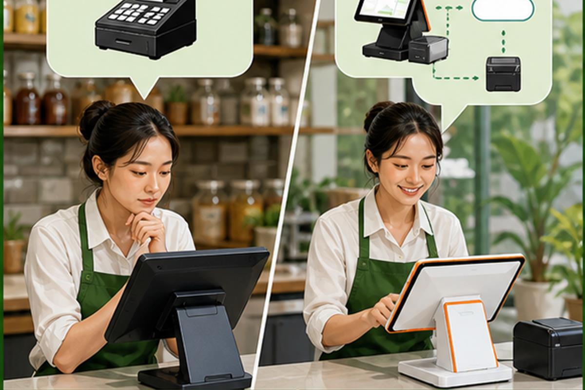 Minh họa thực tế: Máy Tính Tiền Tích Hợp Hóa Đơn Điện Tử Khác Gì Phần Mềm POS Bán Hàng Thường?