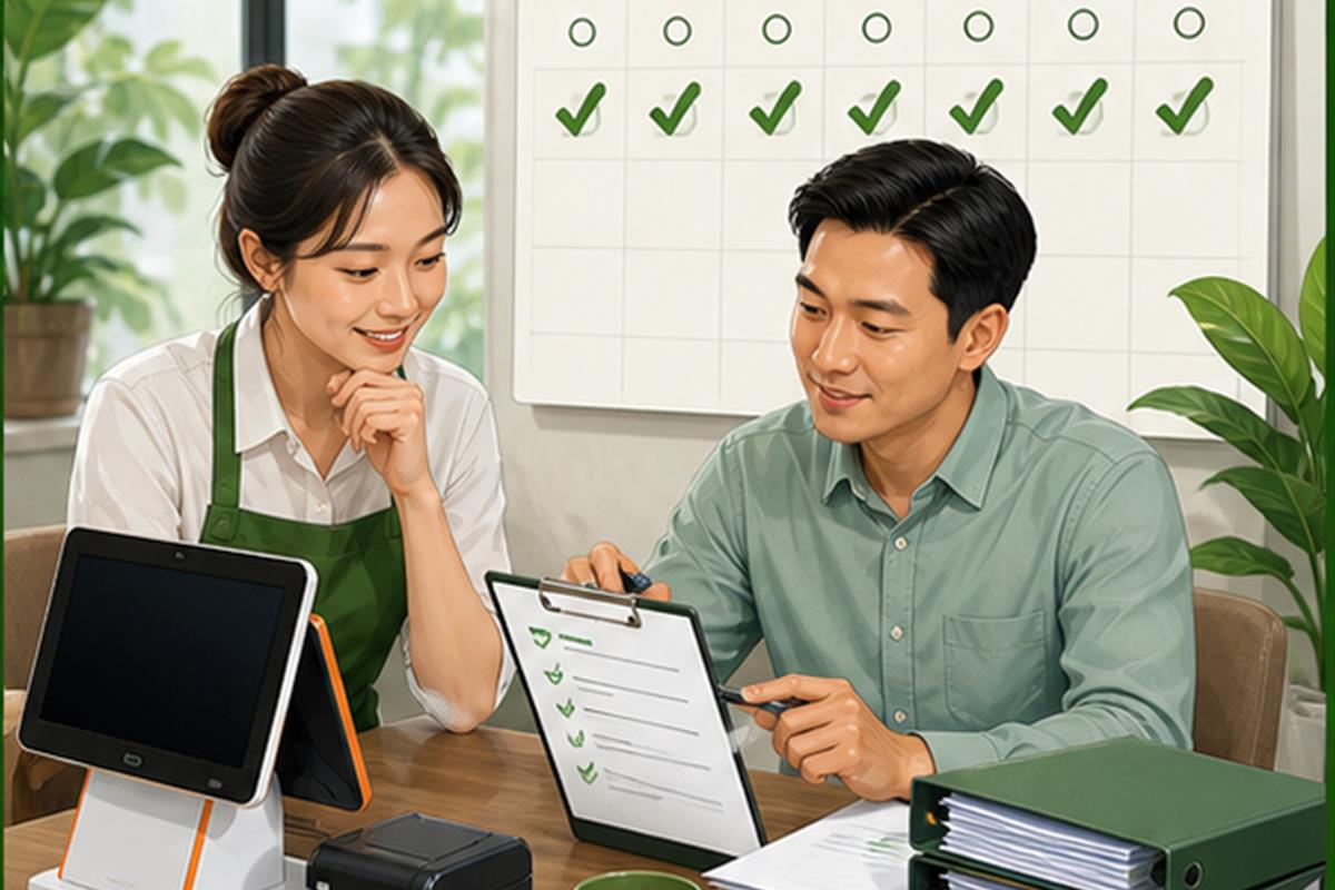 Minh họa thực tế: Checklist 7 Việc Hộ Kinh Doanh Cần Làm Trước Khi Áp Dụng Hóa Đơn Điện Tử Máy Tính Tiền