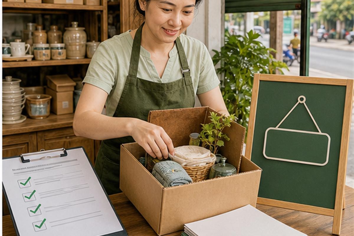 Minh họa thực tế: Thủ Tục Giải Thể Hộ Kinh Doanh Cá Thể - Hồ Sơ, Nơi Nộp, Các Bước