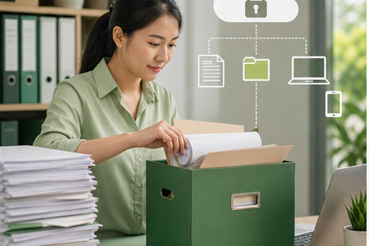 Minh họa thực tế: Quy Định Thời Gian Và Cách Lưu Trữ Chứng Từ Kế Toán Hộ Kinh Doanh