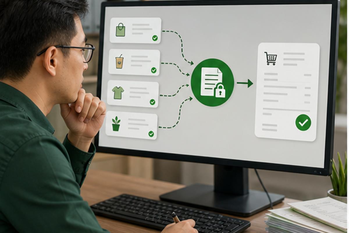 Minh họa thực tế: Xuất Gộp Hóa Đơn Điện Tử Có Được Không? Quy Định Mới Nhất