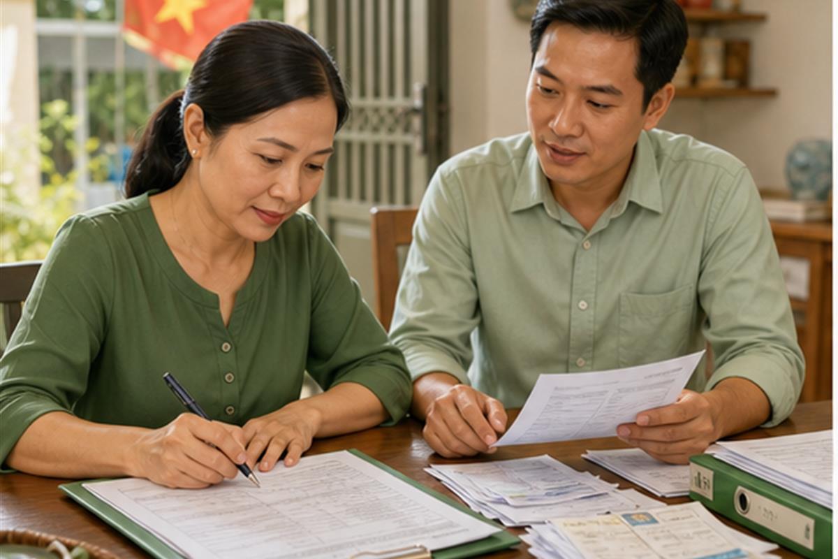 Minh họa thực tế: Mẫu 01/CNKD - Cách Điền Tờ Khai Thuế Hộ Kinh Doanh Chi Tiết 2026