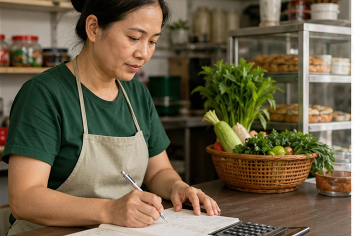 Minh họa thực tế: Mẫu Sổ S1a-HKD - Cách Ghi Sổ Doanh Thu Cho Hộ Kinh Doanh Dưới 1 Tỷ