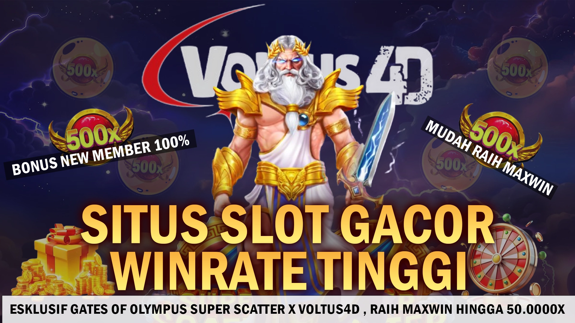  Voltus4D x Slot Gates of Olympus Super Scatter