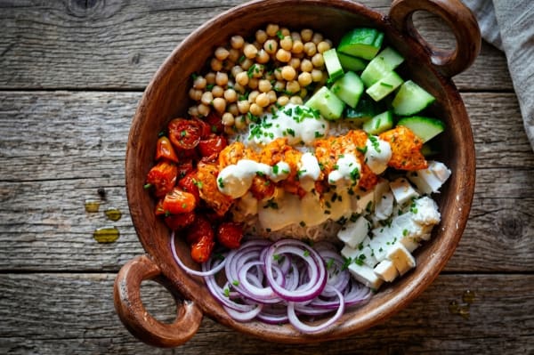 Le Baguette Chicken Feta Fiesta Bowl