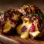 Raspberry Cookies & Cream Cookie Bombs Delight
