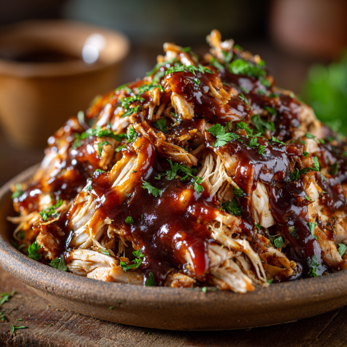 Pollo a la Barbacoa en Olla de Presión Fácil y Rápido