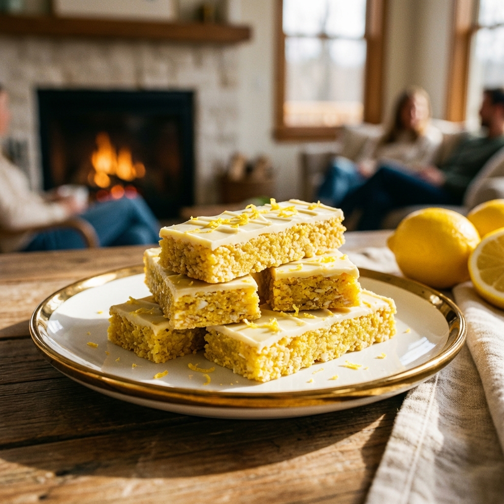 Lemon Protein Bars: Energizing and Delicious Snack