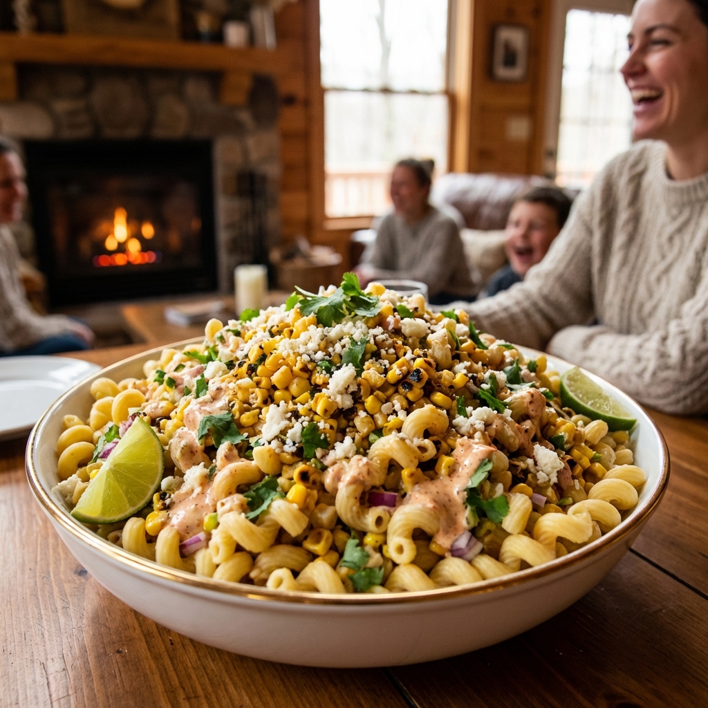 Irresistible Mexican Street Corn Pasta Salad Recipe