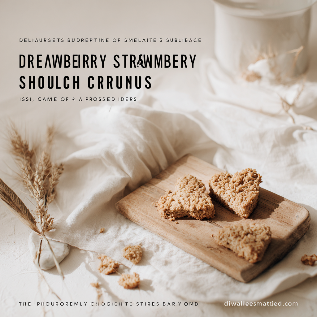 Strawberry Crunch Shortbread Hearts: Easy 5-Step Recipe