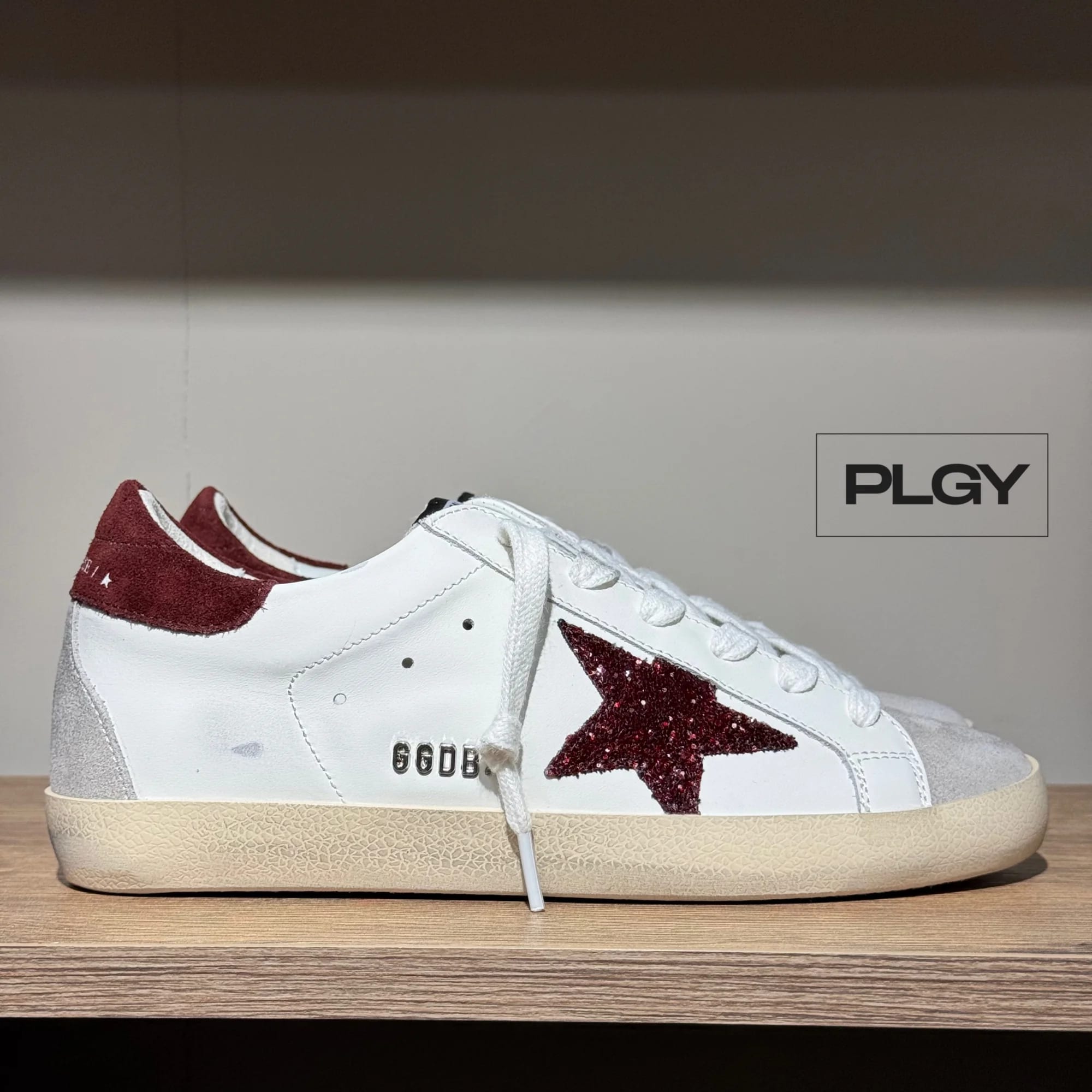 Golden Goose Super-Star white red - женская обувь Golden Goose