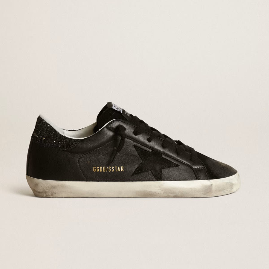 Golden Goose Super Star / Black nappa / Черные 2024 - женская обувь Golden Goose