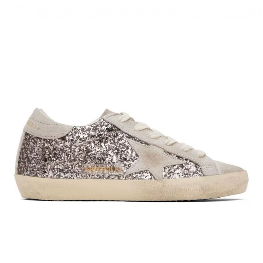 Golden Goose Super Star / Glitter Purple / Глиттер пурпур - женская обувь Golden Goose