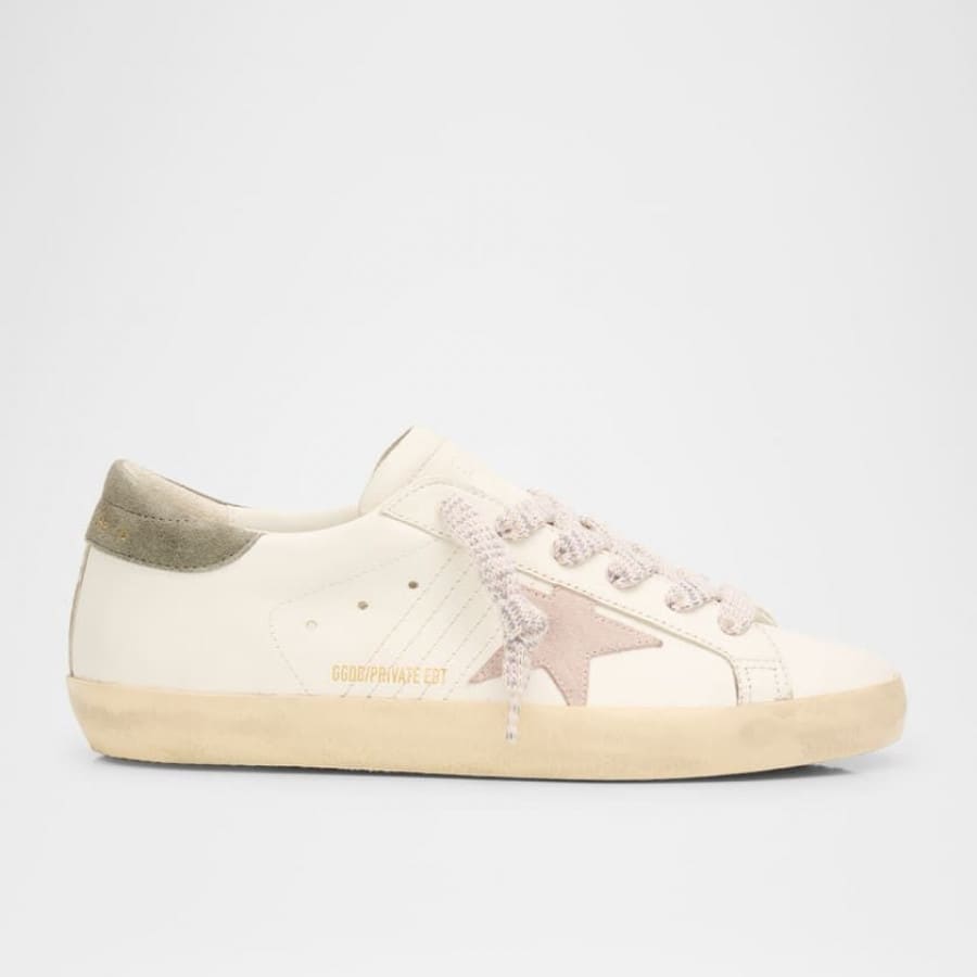 Golden Goose Super Star / Pech-pink star / Персик звезда - женская обувь Golden Goose