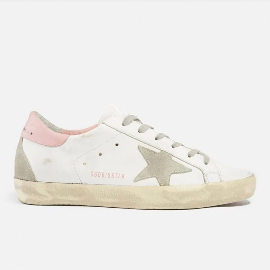 Golden Goose Super Star / Pink heel tab / Розовая пятка - женская обувь Golden Goose