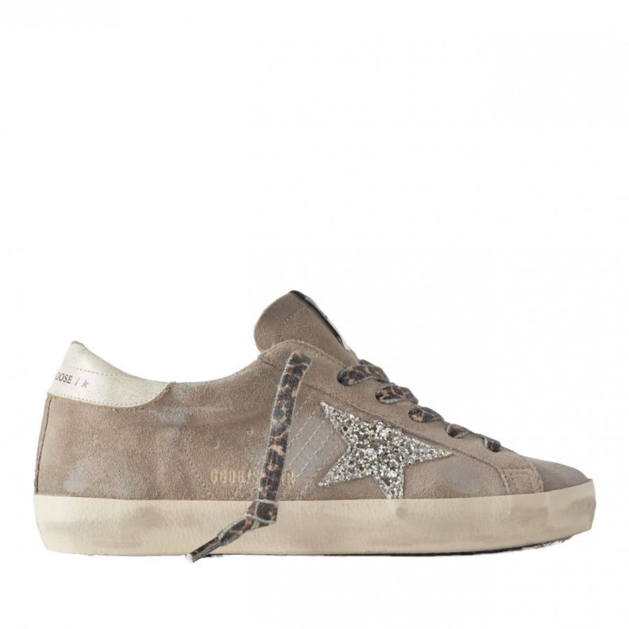 Golden Goose Super Star / Suede Coffe / Замша кофе бел.п - женская обувь Golden Goose