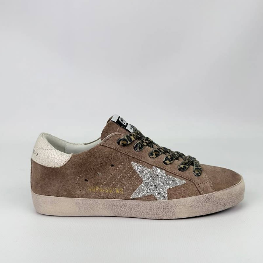 Golden Goose Super Star / Suede Coffe / Замша кофе кор.п - женская обувь Golden Goose