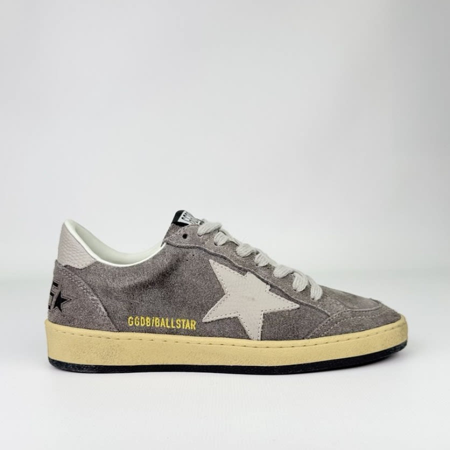 Golden Goose Super Star / Suede Gray / Замша серая - женская обувь Golden Goose