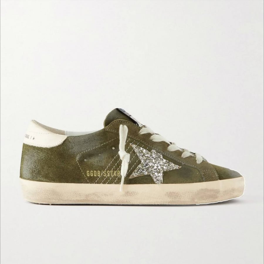 Golden Goose Super Star / Suede Pistachio / Замша фисташка - женская обувь Golden Goose