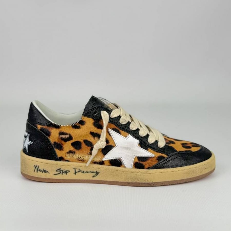 Golden Goose Ball Star / Leopapd print / Леопард - женская обувь Golden Goose