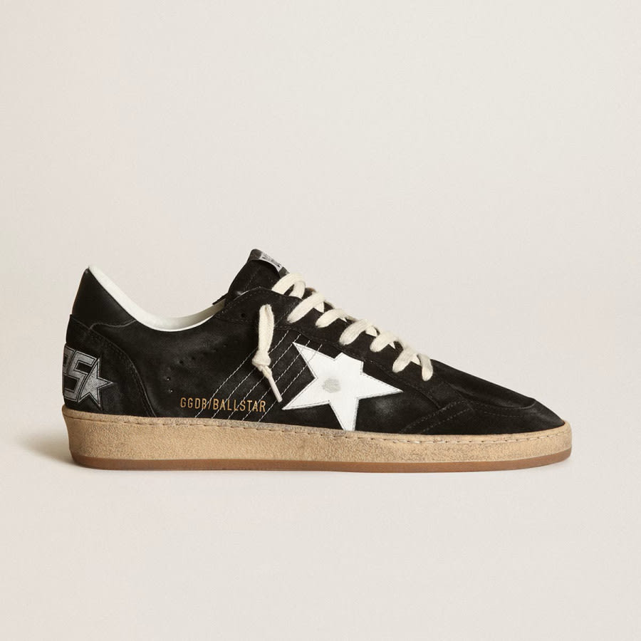 Golden Goose Ball Star / Suede Black /  Замша черные - женская обувь Golden Goose