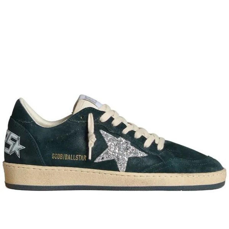 Golden Goose Ball Star / Suede Green / Замша изумруд - женская обувь Golden Goose