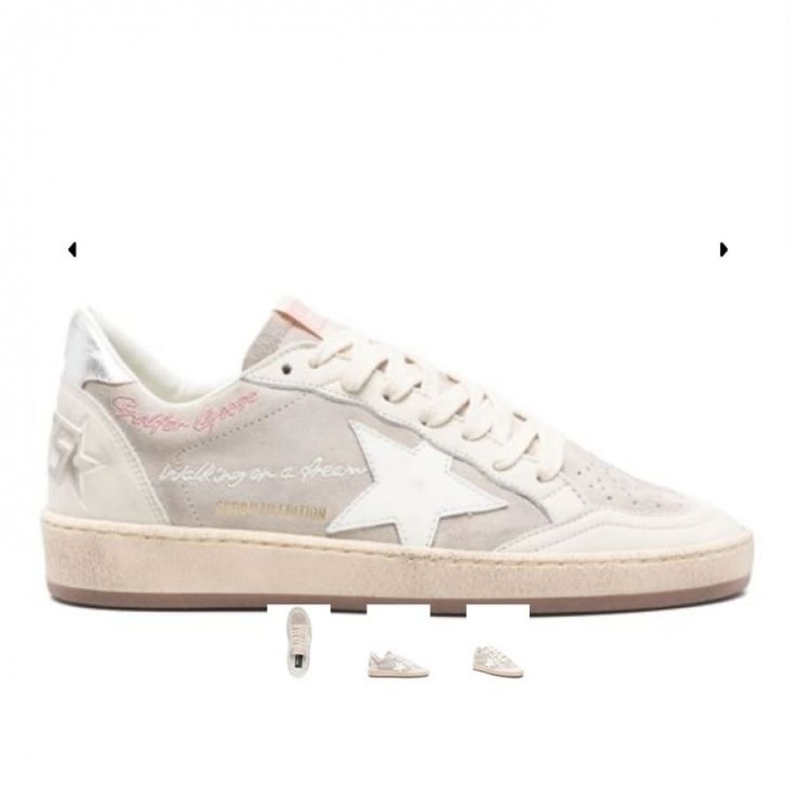 Golden Goose Ball Star / Suede Pink / Замша розовая - женская обувь Golden Goose