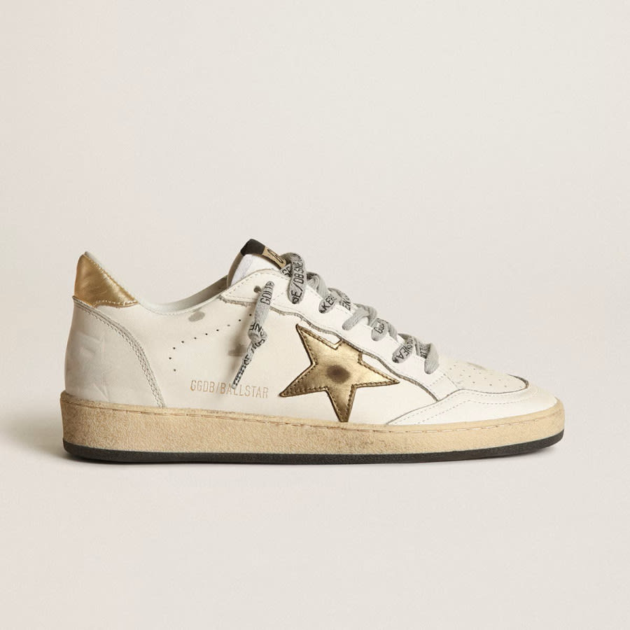 Golden Goose Ball Star / Gold star / Золотые ЯРКИЕ - женская обувь Golden Goose