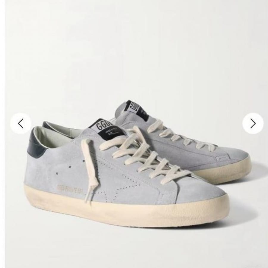 Golden Goose Super Star / Suede Blue Men / Замша серая муж