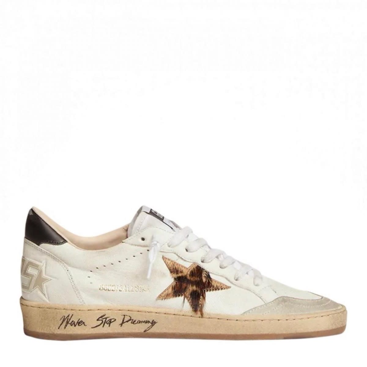 Golden Goose Ball-Star / Ball Star Never Stop Dreaming - Leopard - женская обувь Golden Goose