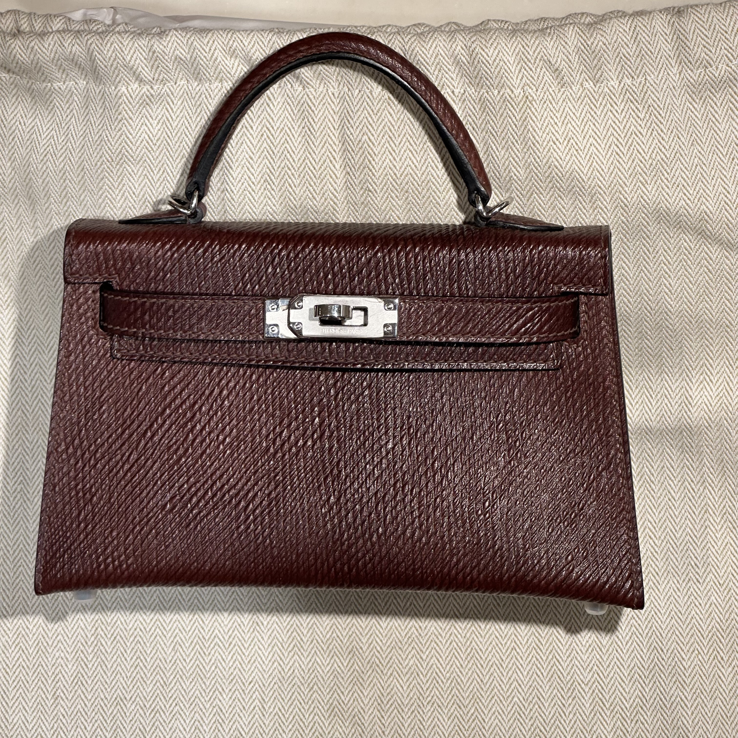 Hermes Mini Kelly Volynka Leather PHW миниатюра 2