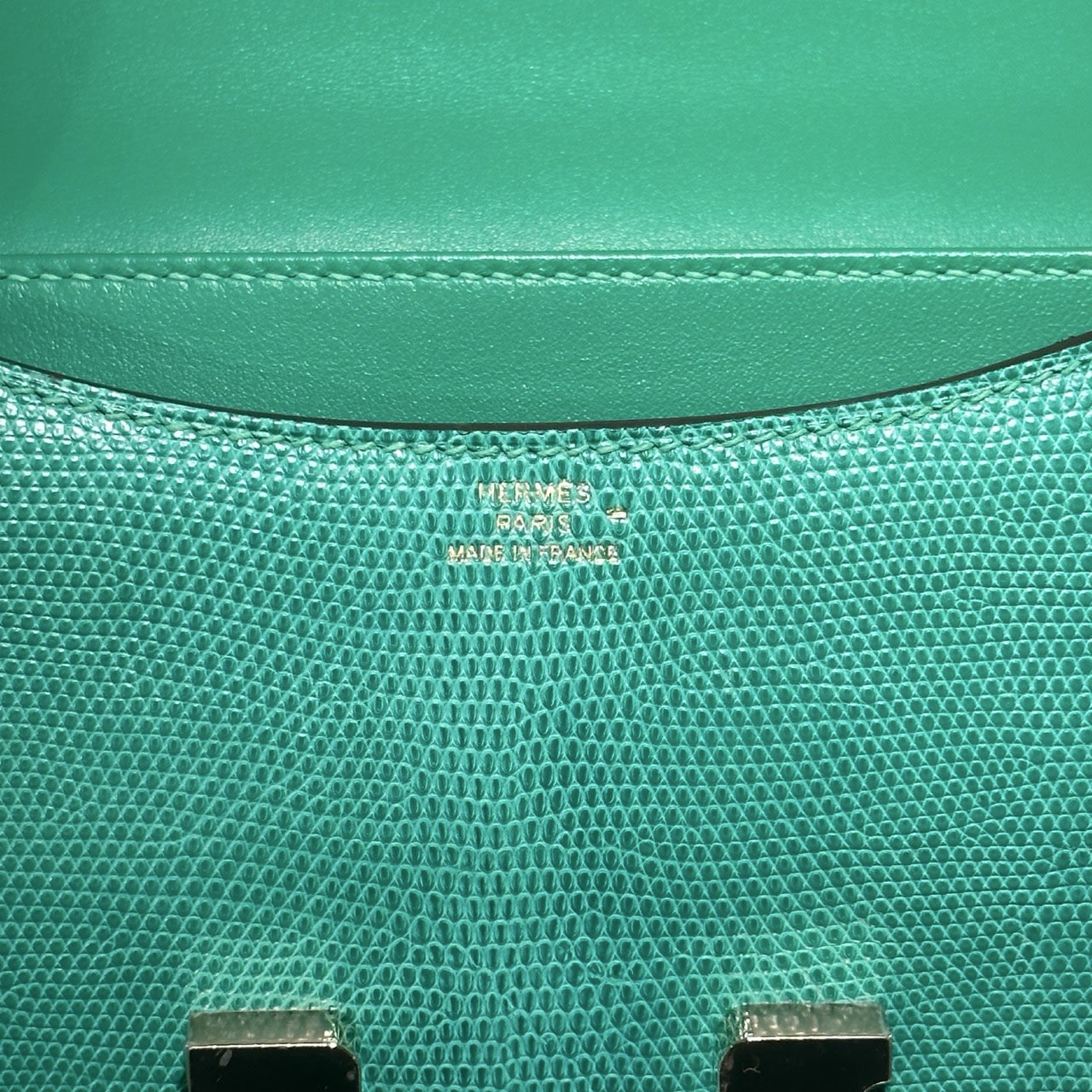 Hermes Constance 18 cm Lizard Leather Rose Gold миниатюра 6