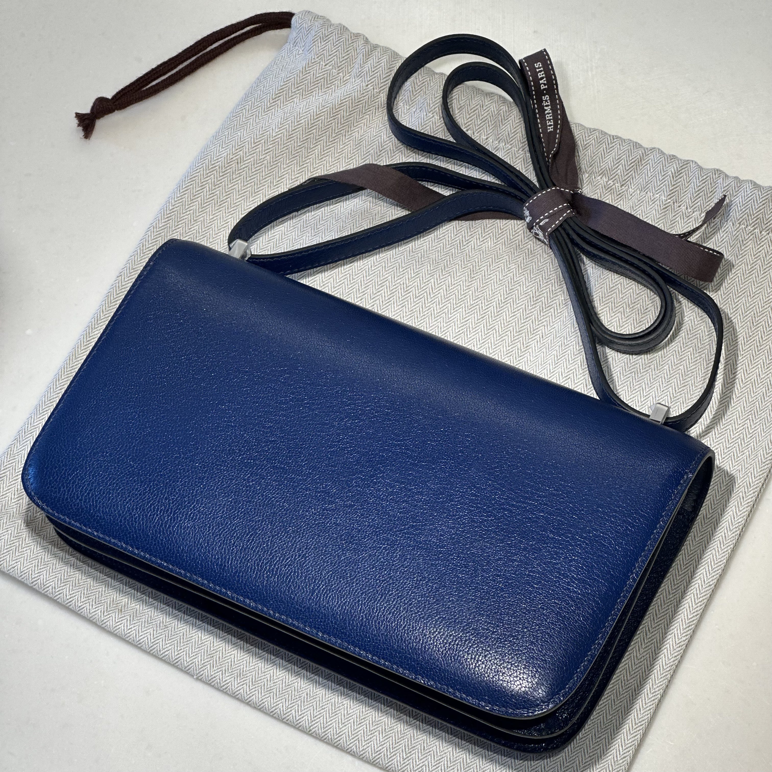 Hermes Constance Elan Chèvre Leather PHW миниатюра 2