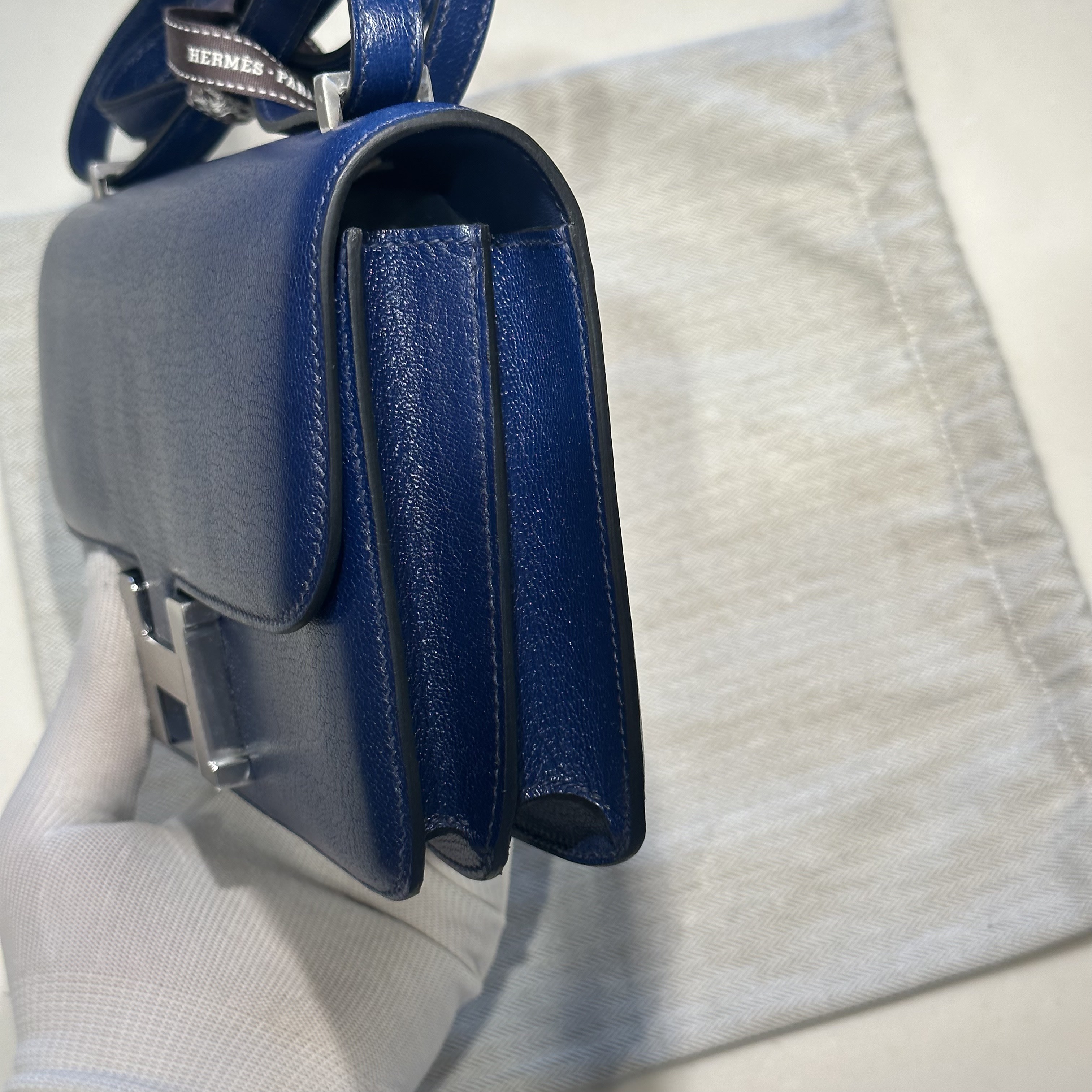 Hermes Constance Elan Chèvre Leather PHW миниатюра 4