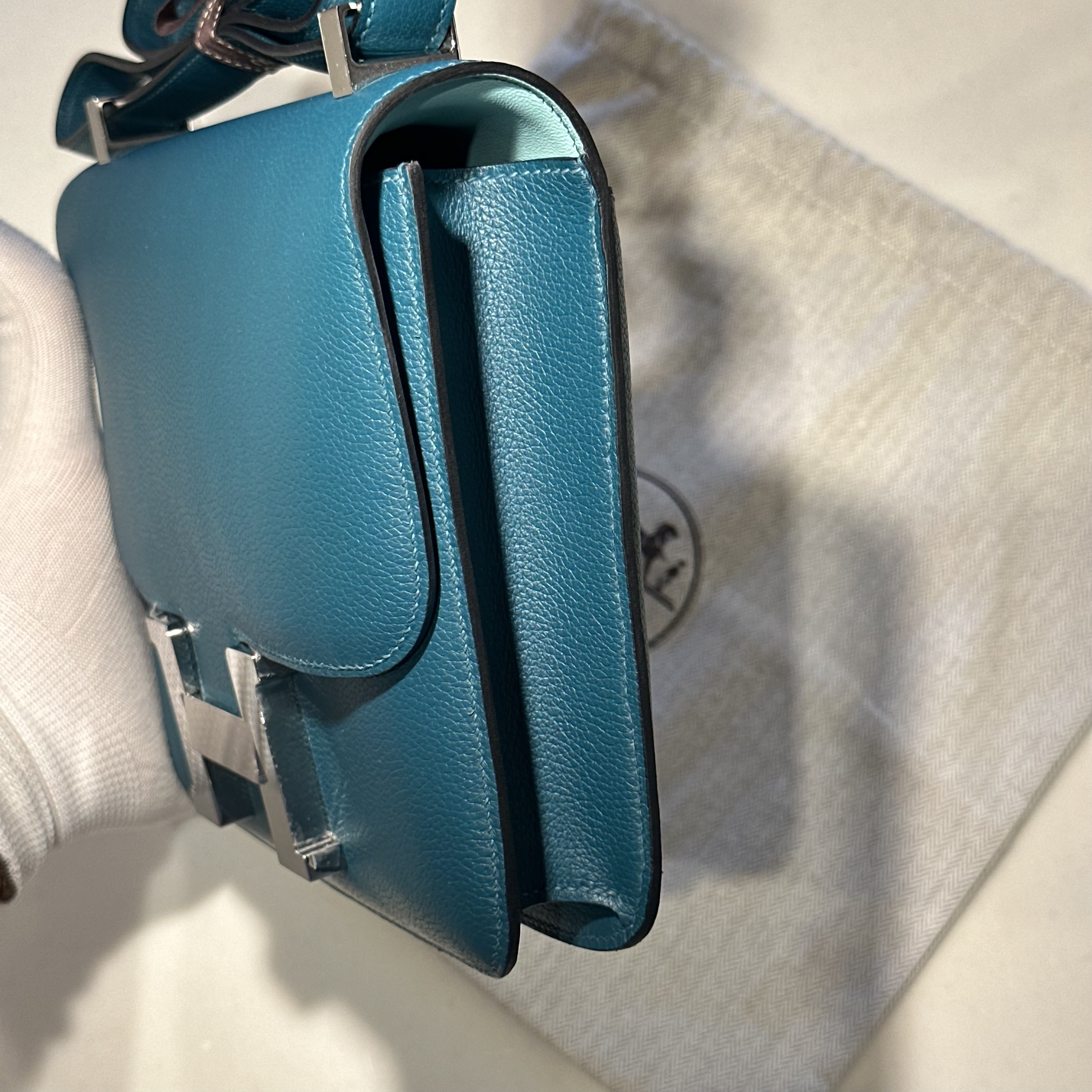 Hermes Constance 24 cm Evercolor Leather PHW миниатюра 3