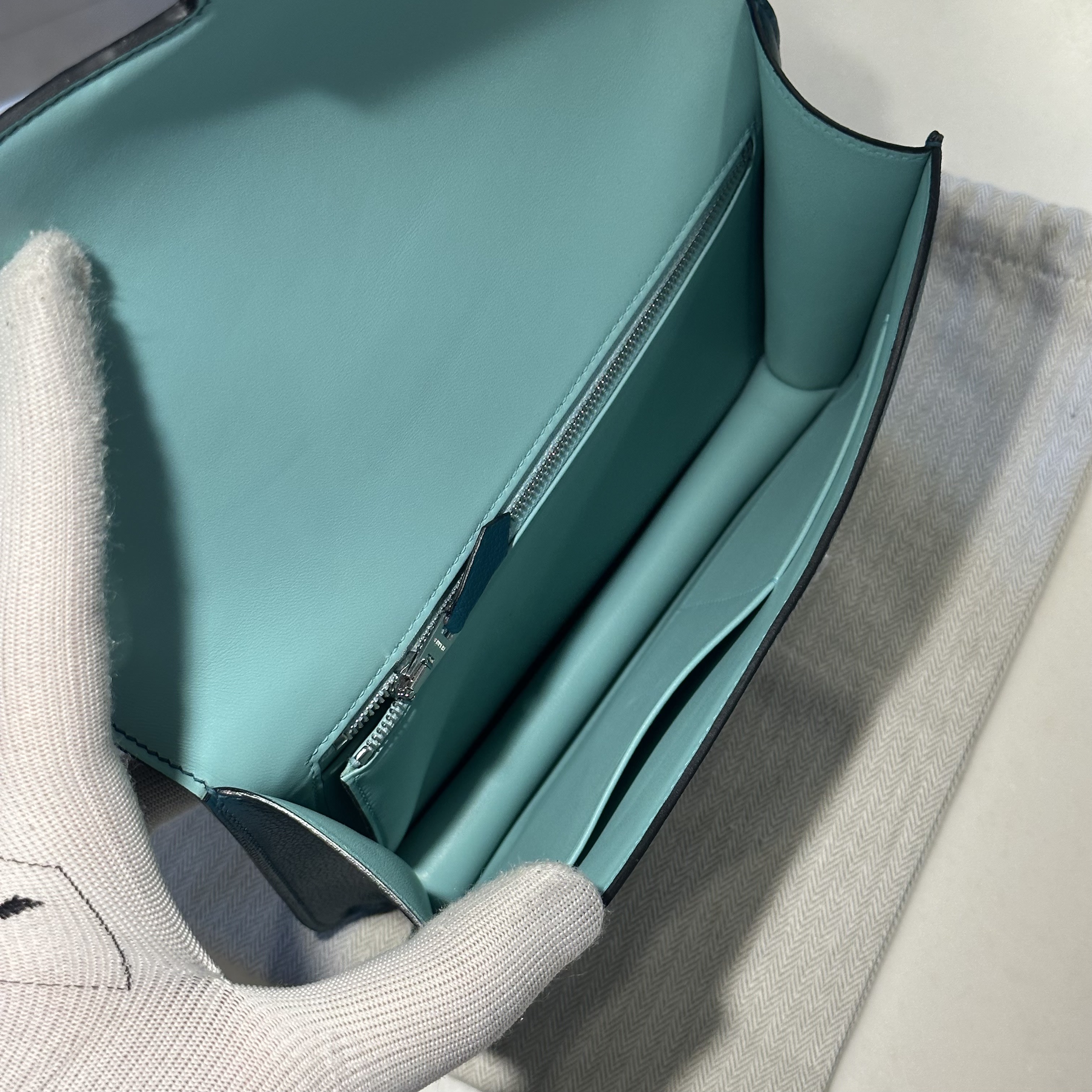 Hermes Constance 24 cm Evercolor Leather PHW миниатюра 5