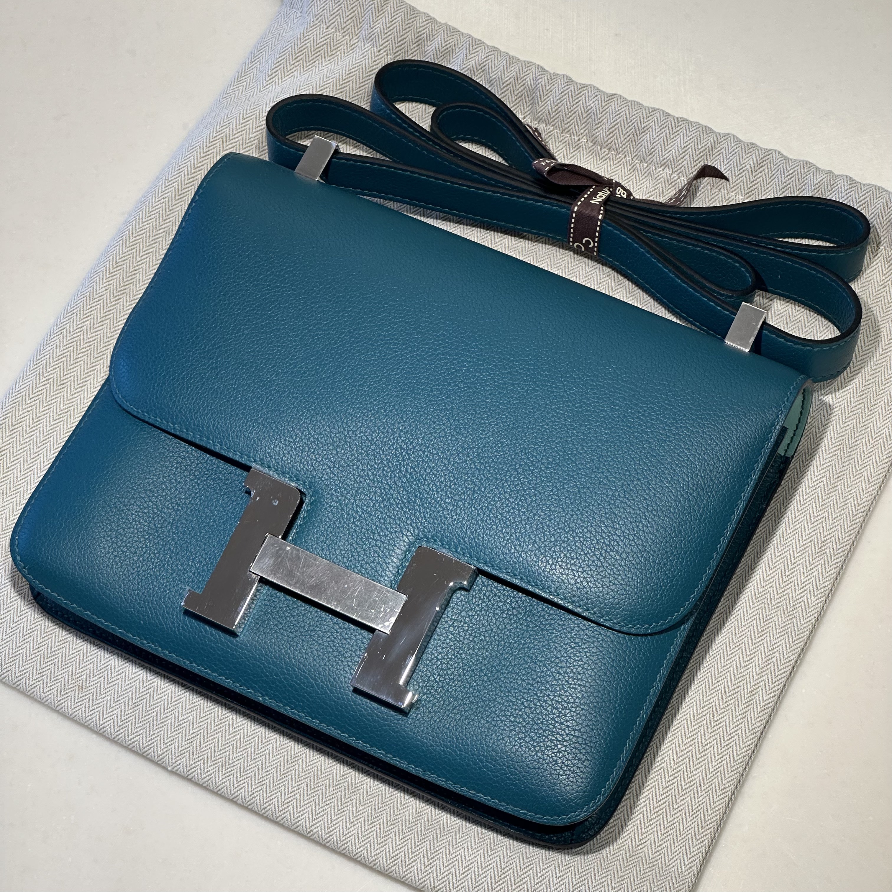 Hermes Constance 24 cm Evercolor Leather PHW