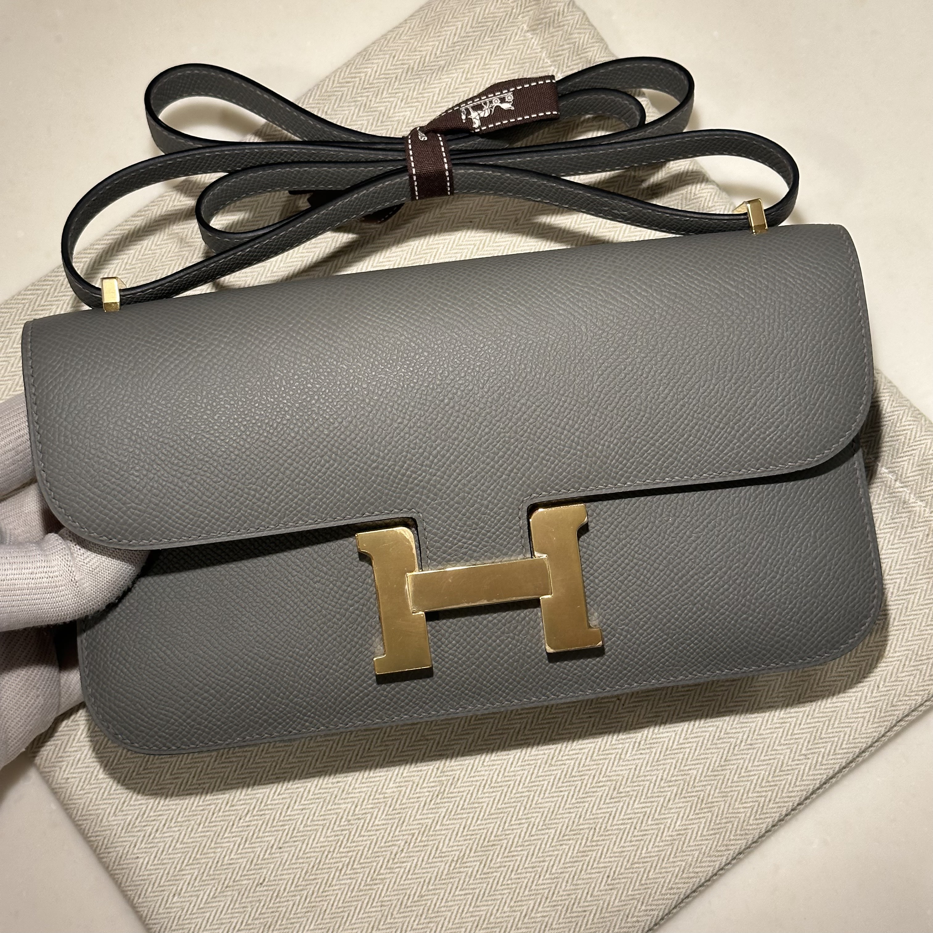 Hermes Constance Elan Evercolor Leather GHW миниатюра 4