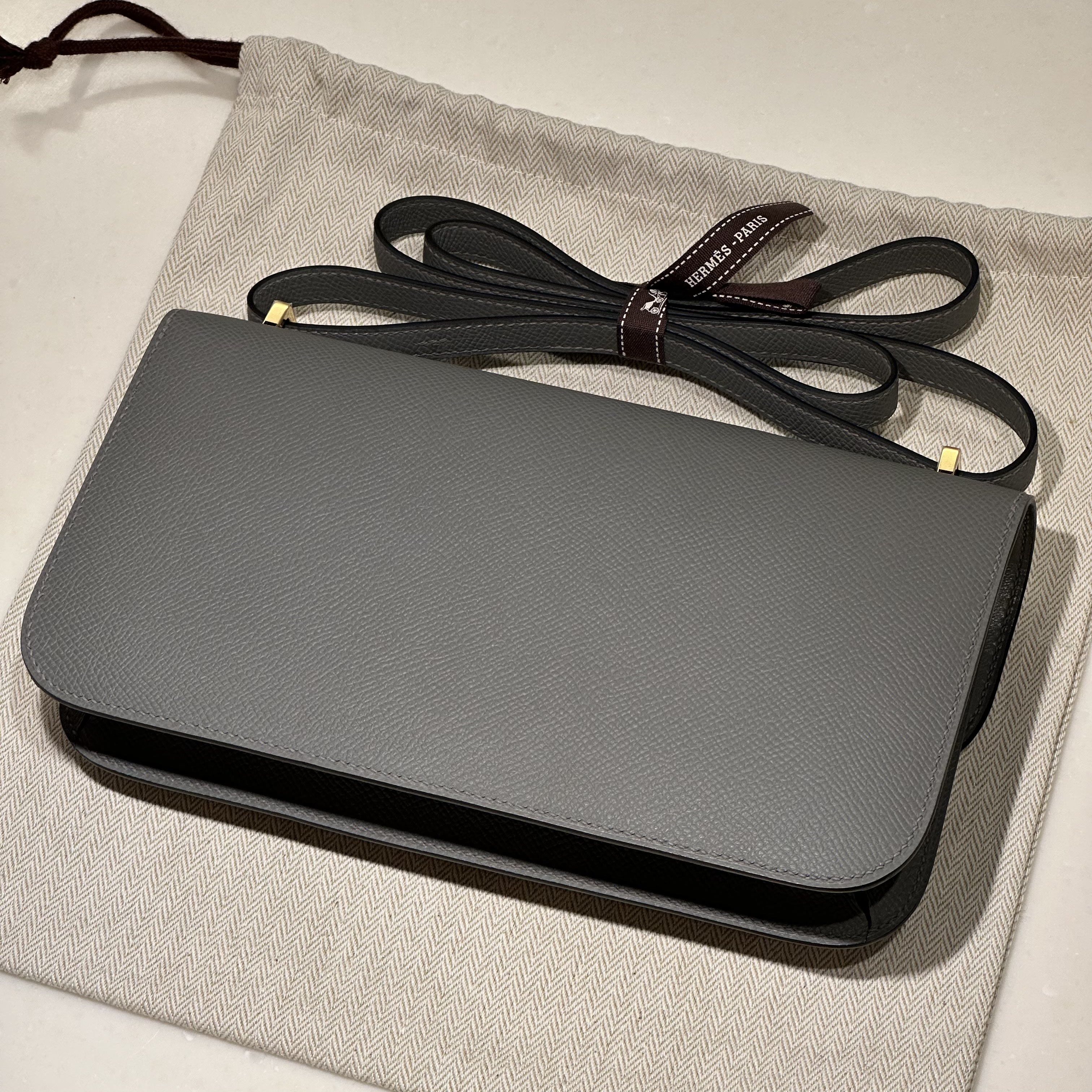 Hermes Constance Elan Evercolor Leather GHW миниатюра 2