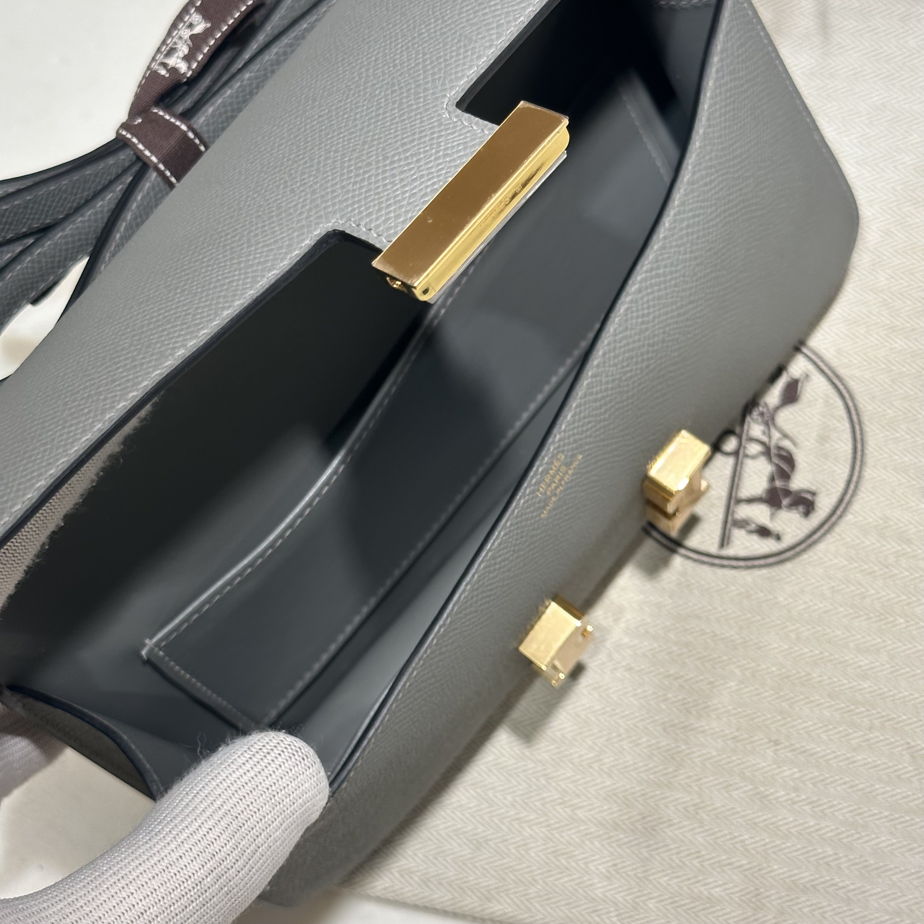 Hermes Constance Elan Evercolor Leather GHW миниатюра 3