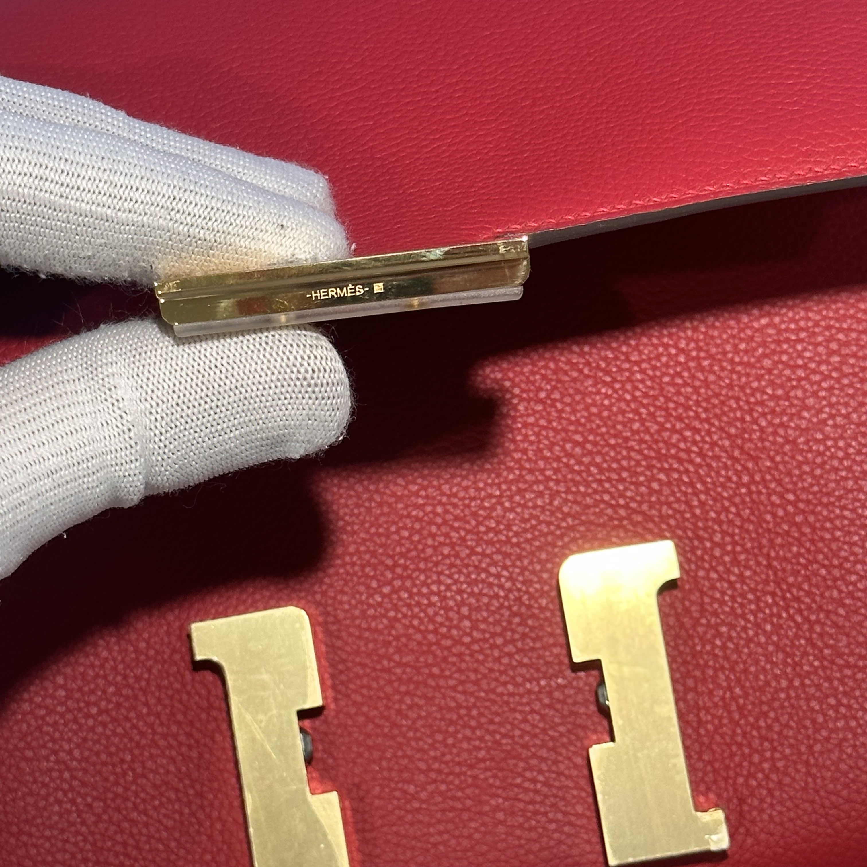 Hermes Constance 24 cm Evercolor Leather GHW миниатюра 3