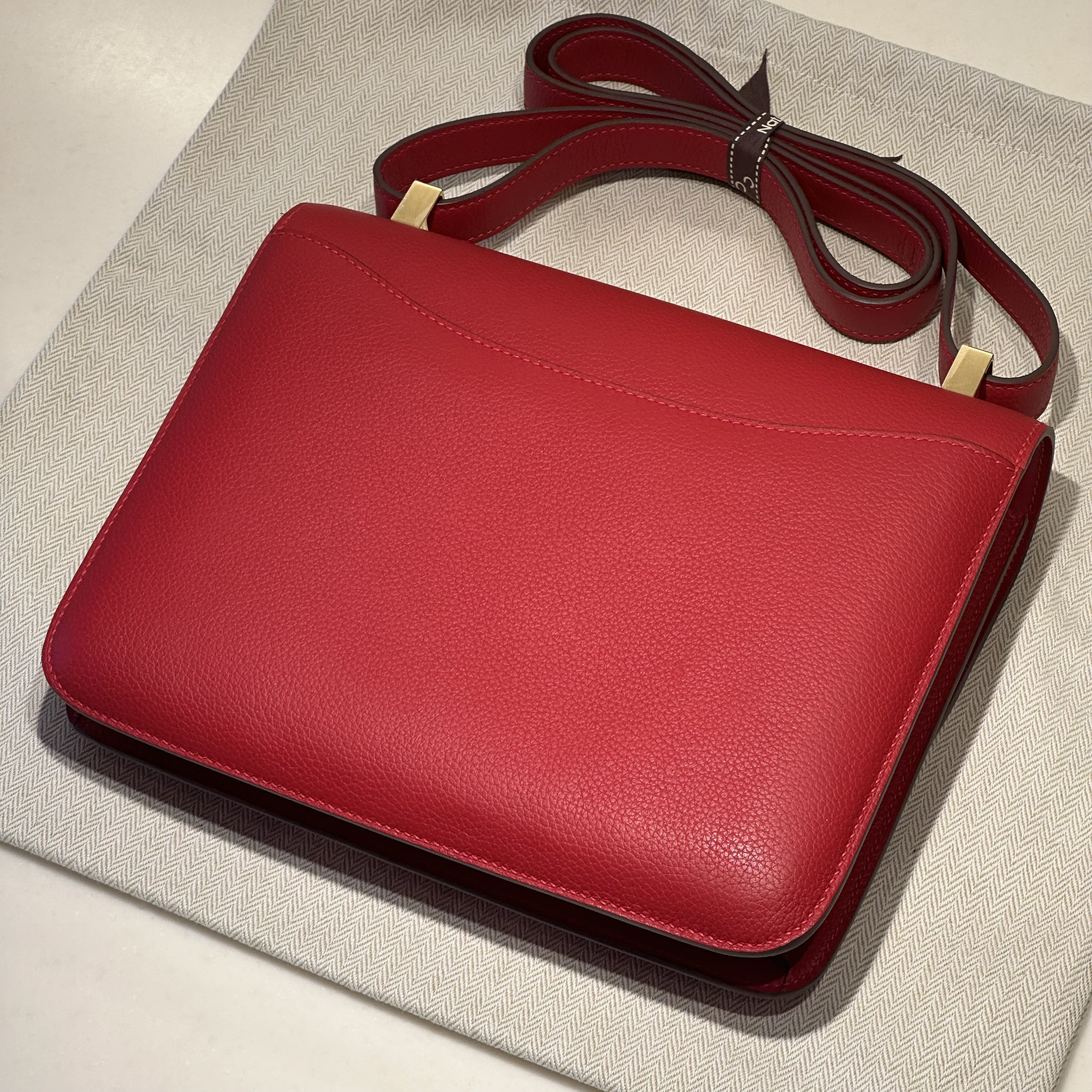 Hermes Constance 24 cm Evercolor Leather GHW миниатюра 8