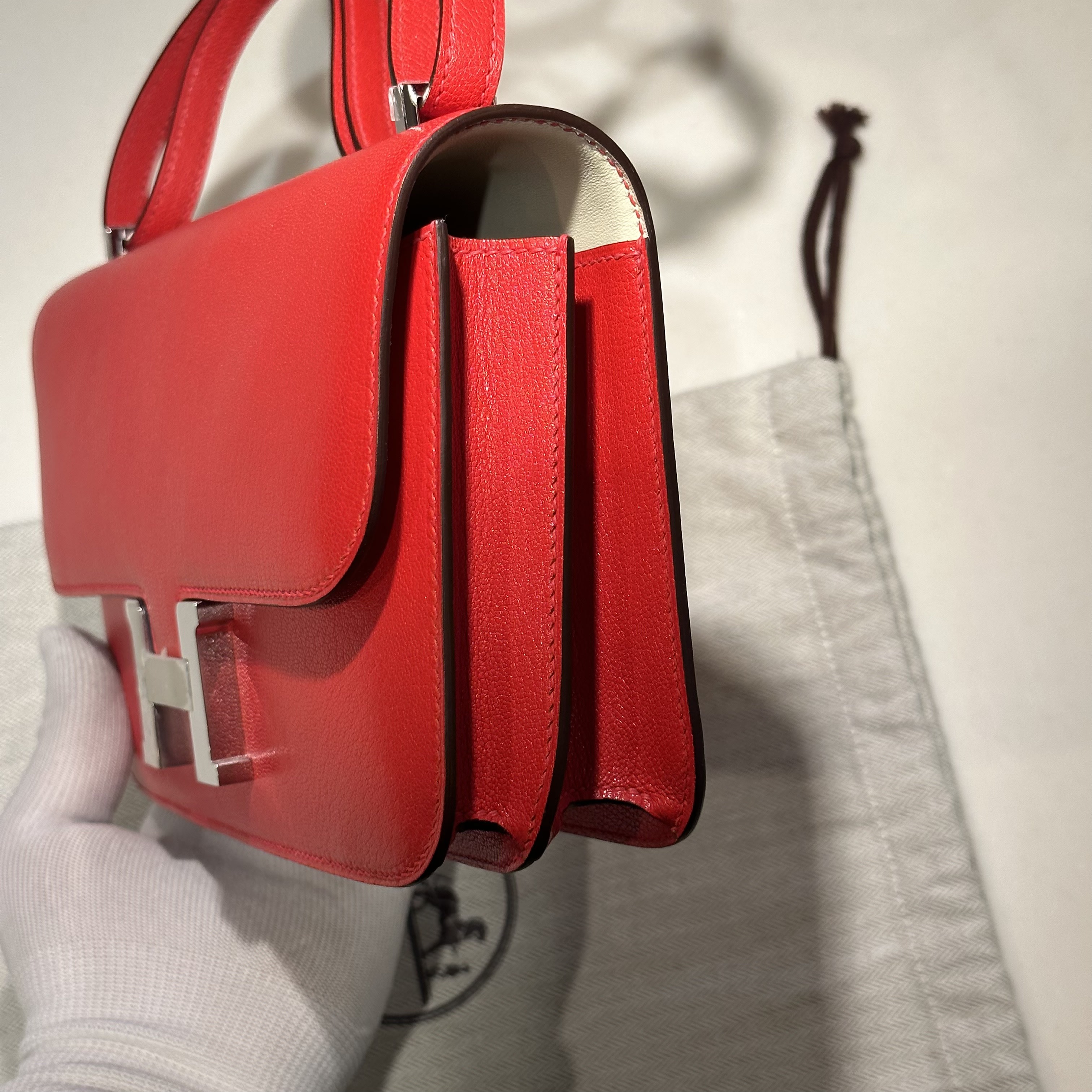 Hermes Constance Elan Chèvre Leather PHW миниатюра 2